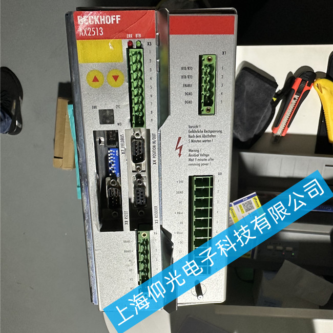 送料機(jī)倍福伺服驅(qū)動(dòng)器維修AX2513-B900報(bào)警顯示FD56維修